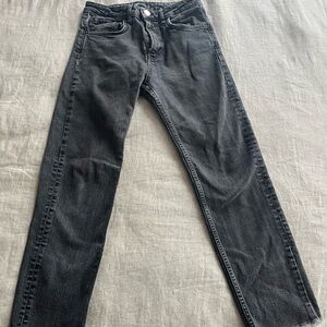Zara Women's Black Straight Leg Jeans